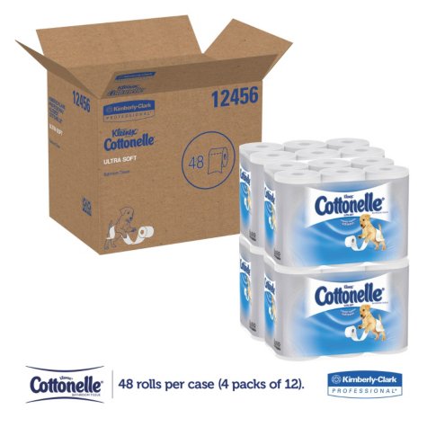 4 x SCOTTONELLE Carta Igienica 12 Rotoli 4 x SCOTTONELLE Carta Igienica 12 Rotoli