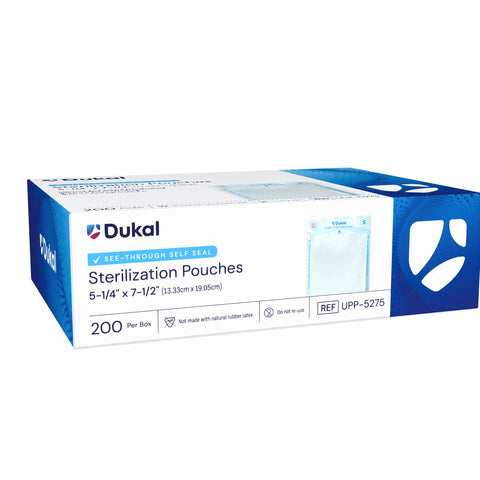 DUKAL UNIPACK STERILIZATION POUCHES (SEE-THROUGH, SELF-SEAL) New package