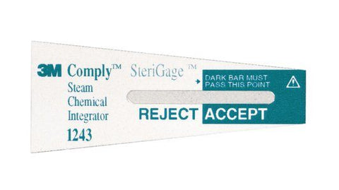 3M™ COMPLY™ (STERIGAGE™) CHEMICAL INTEGRATORS For Steam(Type 5)-100/pk