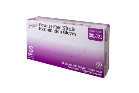 OMNITRUST™ NITRILE POWDER FREE Exam Glove/ Blue 100/bx