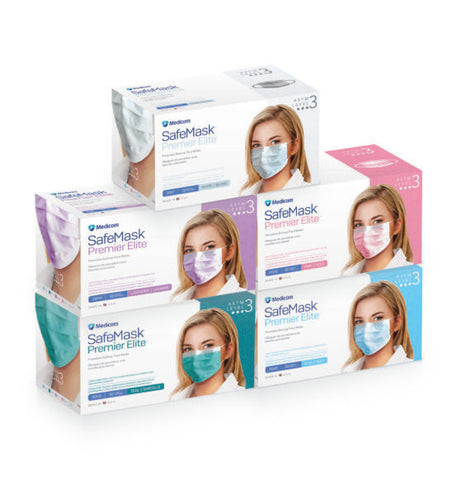 SafeMask® Premier Elite™ Earloop Mask ASTM Level 3