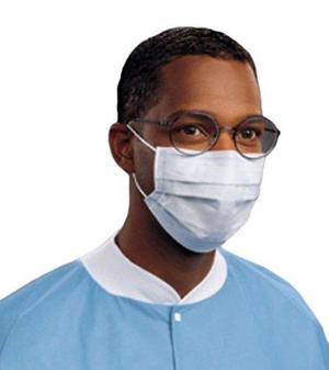 Fog-Free Procedure earloops Mask with foam band - Halyard