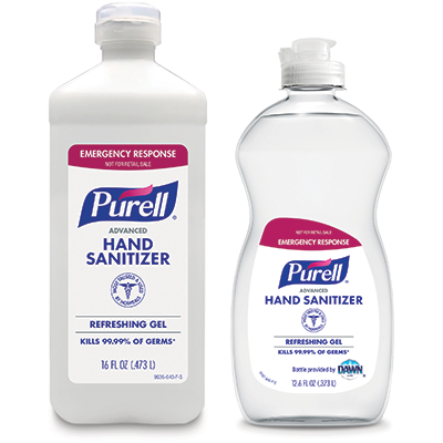 PURELL® Advanced Hand Sanitizer Refreshing Gel  (Emergency Response)
