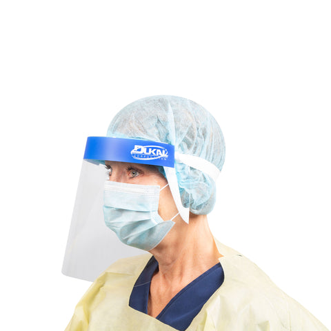 Face Shield Full Size with Foam Headband 5/pk ( $1.45 per face shield)