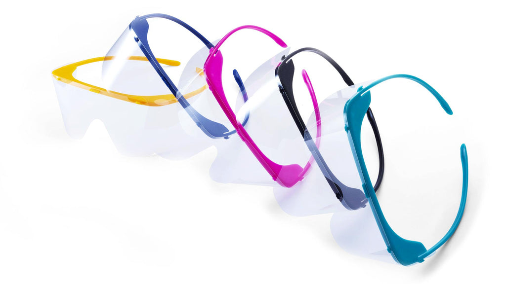 Safety frame & visors ( 5 frames & 20 visors)