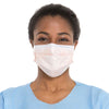 FLUIDSHIELD* Level 3 Fog-Free Orange Pleat-Style with Ear-Loops Procedure Mask-Halyard