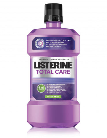 LISTERINE® TOTAL CARE FRESH MINT ANTICAVITY MOUTHWASH / Fresh Mint