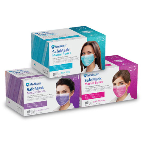 SafeMask® Master Series® Earloop Mask with Simply Soft™ technology (ASTM -level III) active promo (8+2 free)