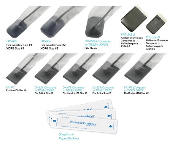 Pulk pack / Digital X-Ray Sensor Sheaths with paper-Backing